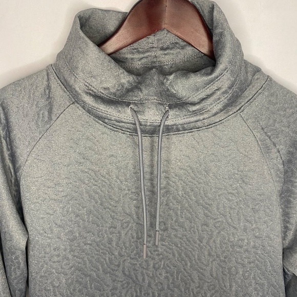 Juicy Couture Sport Cowl Neck Sweater Sweatshirt Heather Gray size Medium EUC - Picture 3 of 8